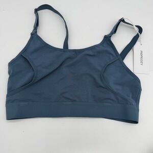 momcozy Maternity/Nursing Sleep Bra in Slate Blue
